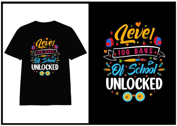 100 Day of School T-Shirt Ideas: Creative and Versatile Designs for Print on Demand