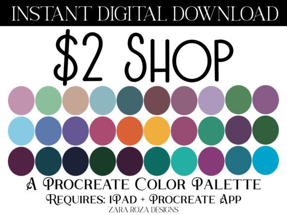 2 Shop Procreate Color Palette