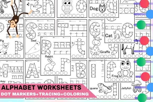 Alphabet Worksheets Tracing and Coloring: A Versatile Tool for Learning and Creativity