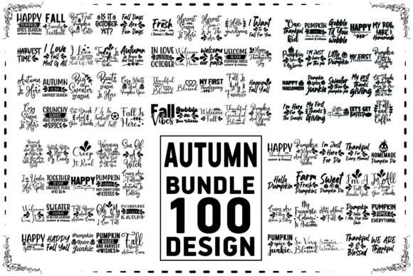 Autumn Tee Sublimation Bundle: A Must-Have for Creative Entrepreneurs and T-Shirt Design Enthusiasts