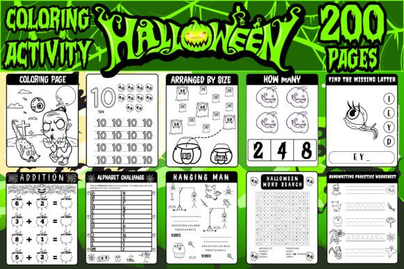 Halloween Activity Pages for Kids