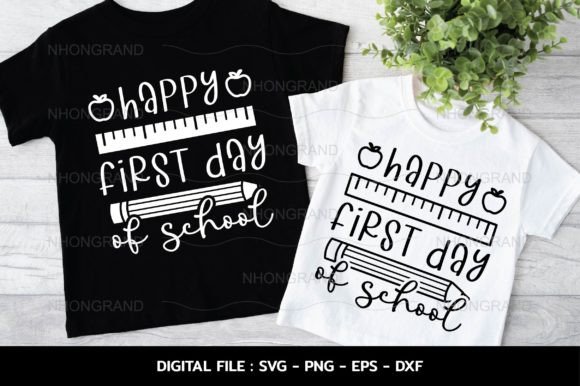 Happy First Day of School Svg, Pencil: A Creative Tool for Educators and Students
