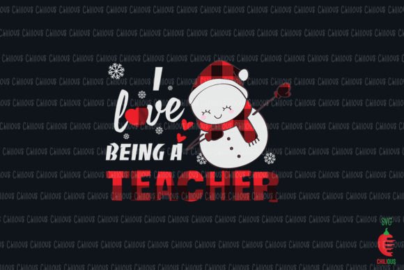 I Love Being a Teacher Snowman Dab: A Unique Christmas Teacher Design for Creativity and Fun