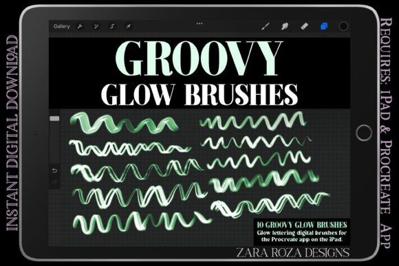 Procreate Groovy Glow Brush Pack: A Must-Have for Digital Artists