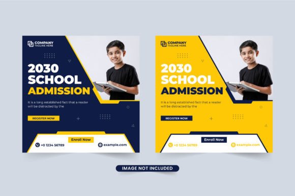 School Registration Social Media Post