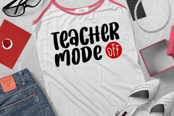 Teacher Mode Off SVG Cut File